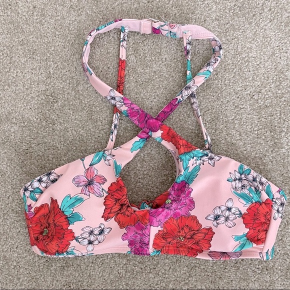 ✖️SOLD✖️ XHILARATION Pink Floral Swimsuit - Picture 3 of 9